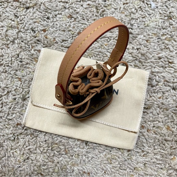 NWT Authentic Louis Vuitton Micro Noé bag charm - Picture 4 of 9